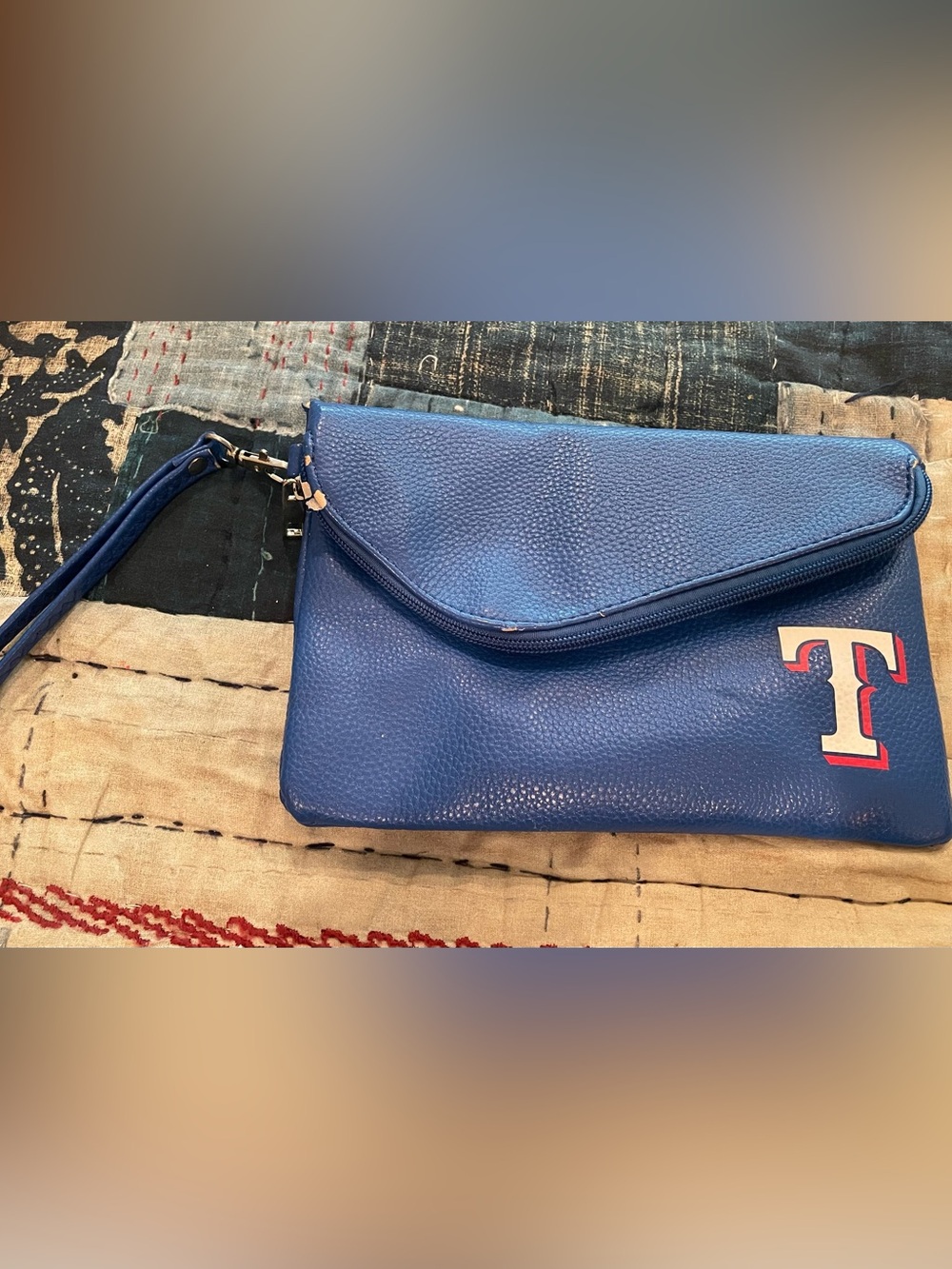 Texas Rangers faux leather purse